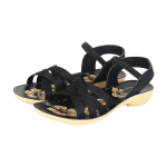 Women Black Flats Sandal